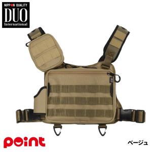 DUOウェア チェストバッグ ベージュ