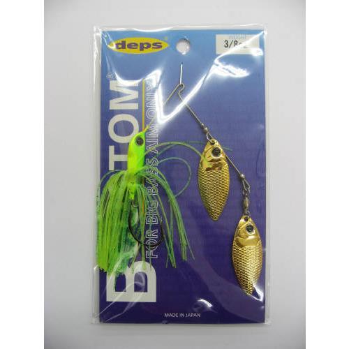【現品限り】 デプス スピナーベイト Ｂ―ＣＵＳＴＯＭ（ビーカスタム） ３／８ＯＺ ＤＷ ライムチャ...
