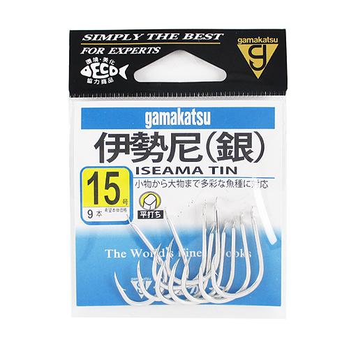 がまかつ 伊勢尼 １５号 銀【ゆうパケット】