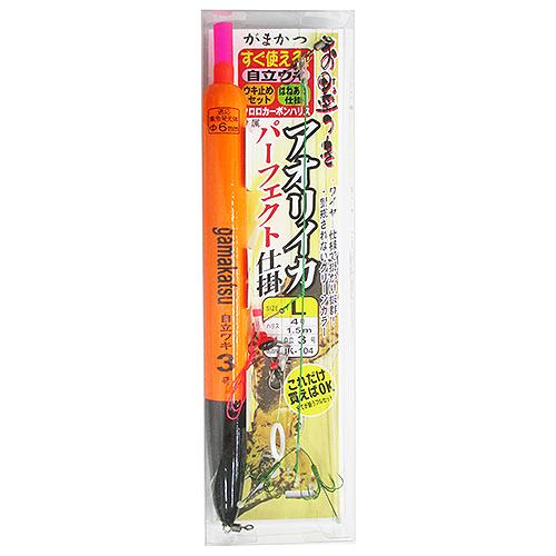 がまかつ お墨つきアオリイカ仕掛 はねあげパーフェクト仕掛 ＩＫ−１０４ Ｌ【ゆうパケット】