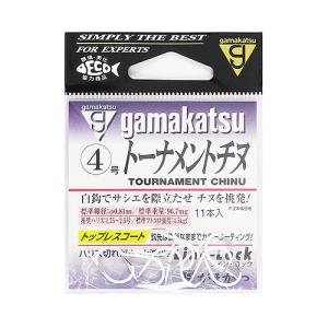 がまかつ トーナメントチヌ ４号 白【ゆうパケット】