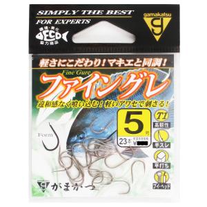 がまかつ T1 ファイングレ 68509 5号 茶【ゆうパケット】
