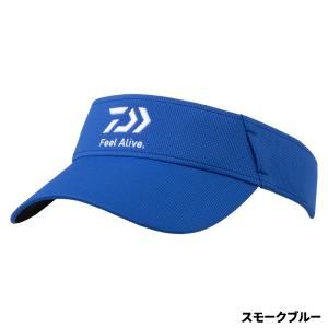 ダイワ キャップ DC-7523 ベーシックサンバイザー フリー スモークブルー｜point-i