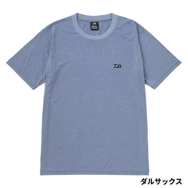 【現品限り】 ダイワ ウェア DE-6423 グラフィックTシャツ カモメ L ダルサックス