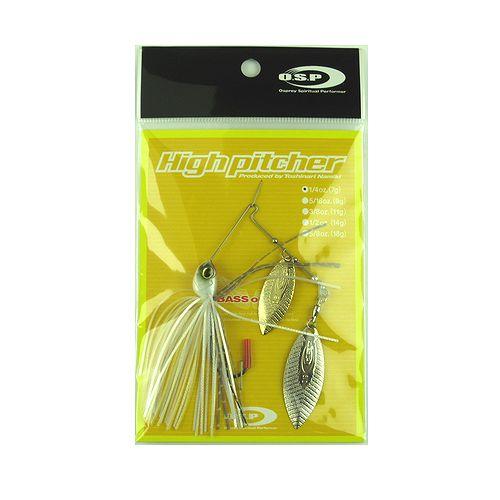 オーエスピー スピナーベイト ハイピッチャー 1/4oz DW S06 ヴィヴィッドパールホワイト【...