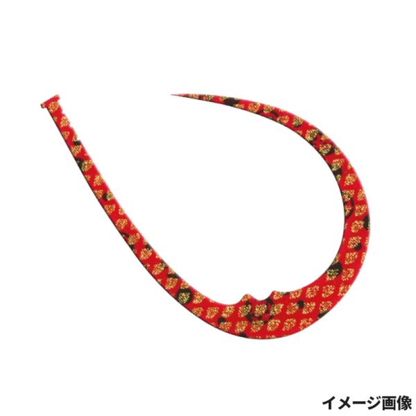 海神 シリコンネクタイシングルカーリー サウザー レッドドットゴールド【ゆうパケット】