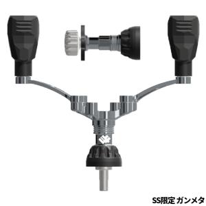 34/サーティ―フォー リールパーツ ZEROGRA MULTI ダブルハンドル&バランサー シマノ ガンメタ(SS限定)｜point-i