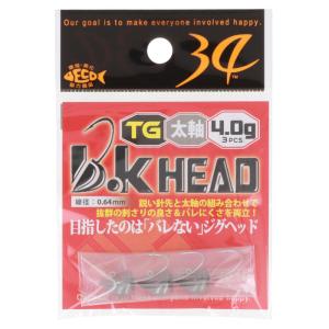34/サーティ―フォー B.Kヘッド TG太軸 1.5g【ゆうパケット】 : 釣具の