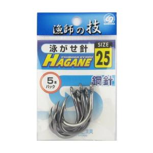 下田漁具 ＨＰ泳がせ針 ２５号 ブラックニッケル【ゆうパケット】｜point-i