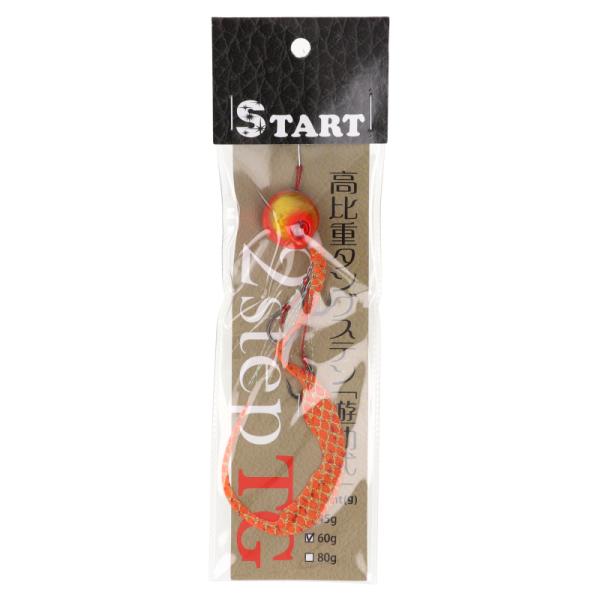 【現品限り】 スタート タイラバ 2step TG コンプリート 60g 紅早生×つぶつぶオレンジ【...