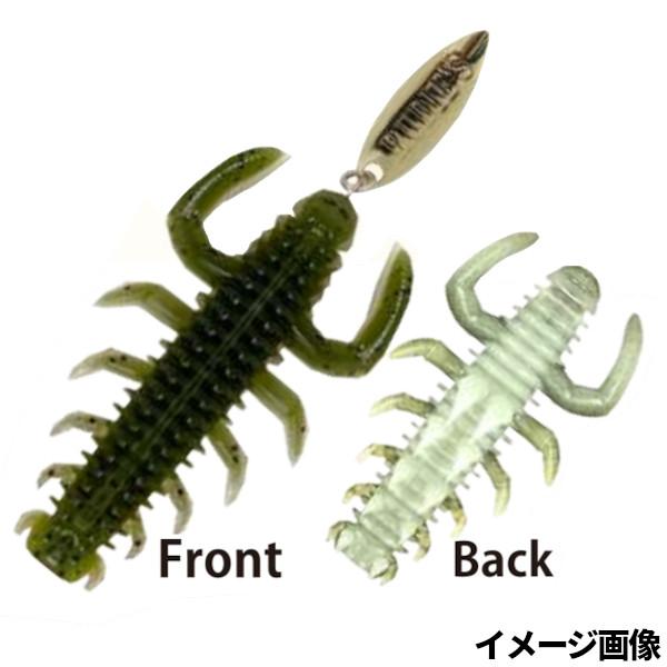 ルーディーズ ワーム ハタ喰い・蟲 2.0インチ イソガニグロー【ゆうパケット】