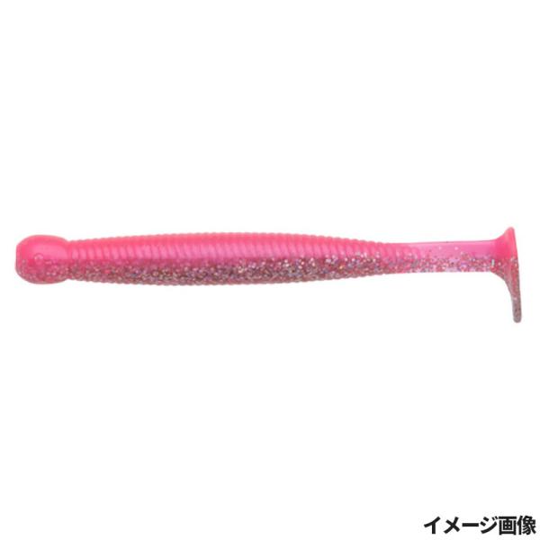 エコギア ワーム グラスミノー S #158(スーパーホログラム/ピンクグロウ/夜光)【ゆうパケット...