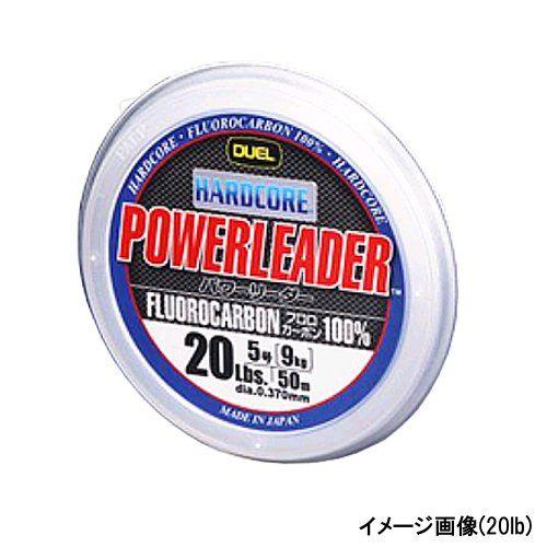 デュエル ハードコア パワーリーダー ＦＣ ５０ｍ ２５ｌｂ ナチュラルクリアー【ゆうパケット】