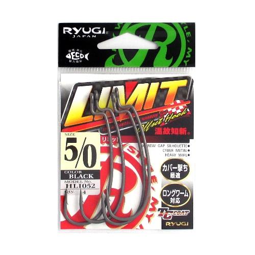 ささめ針 リューギ リミット HLI052 #5/0 ブラック【ゆうパケット】
