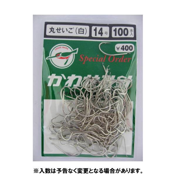 【アウトレット】 川せみ針 丸せいご １００本入 １４号 白 [J-1]【ゆうパケット】