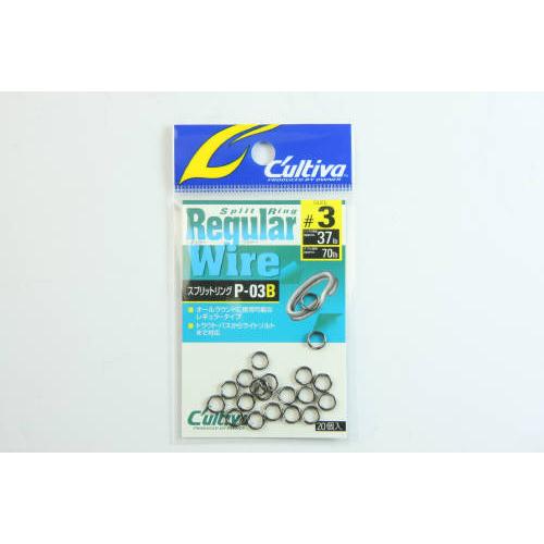 オーナー スプリットリングレギュラーワイヤーＢ Ｐ−03Ｂ ＃3【ゆうパケット】