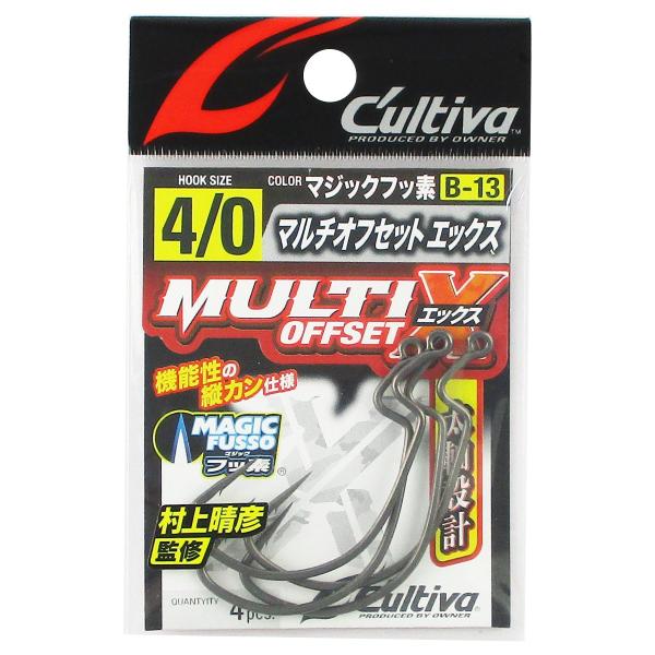 オーナー カルティバ B-13 マルチオフセットX 12313 #4/0 マジックフッ素【ゆうパケッ...