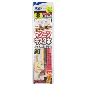 オーナー マシーンキス３本 Ｎ−３４７７ 針８号−ハリス１．２号【ゆうパケット】｜point-i