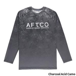 ウェア AFTCO(アフコ) Men’s Tactical Fade UVX LS Sun Protection Shirt M61198 M(US-S) Charcoal Acid Camo