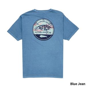 ウェア AFTCO(アフコ) Men’s Grandeur SS T-Shirt MT5443 M(USサイズ-S) Blue Jean｜point-i