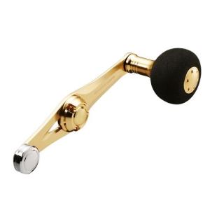 シマノ 21カルカッタコンクエスト201 夢屋パワーバランスハンドル65mm シマノ（SHIMANO） 夢屋 パワーバランスハンドル 65mm アルミ ゴールド
