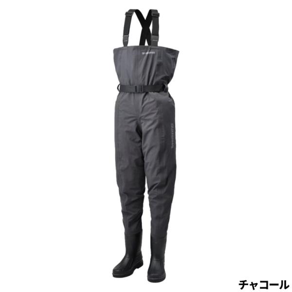 シマノ ウェーダー DS4 ウェーダー チェストハイ カットピンフェルト L チャコール FF-04...