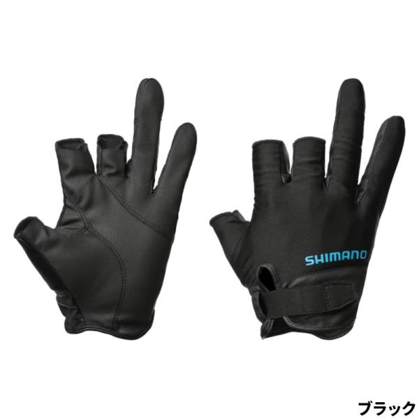 シマノ グローブ 01 ベーシック グローブ 3 L ブラック GL-008Y 3本切
