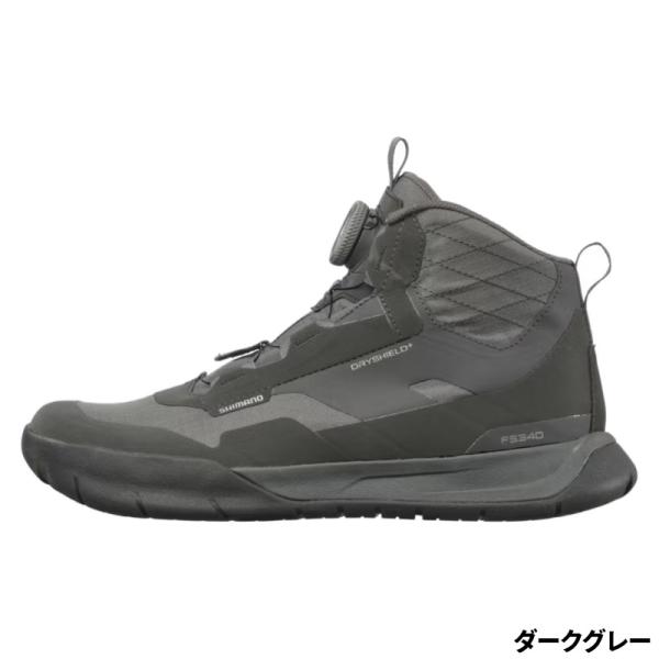 シマノ フットウェア ボートゲーム ハイカット ドライデッキシューズ 26.0cm ダークグレー F...