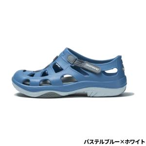 シマノ サンダル EVAIR マリンフィッシングシューズ 27.0cm パステルブルー×ホワイト FS-091I