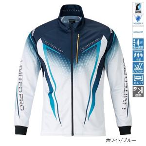 シマノ フルジップシャツLIMITED PRO(長袖) SH-011S L ホワイト/ブルー
