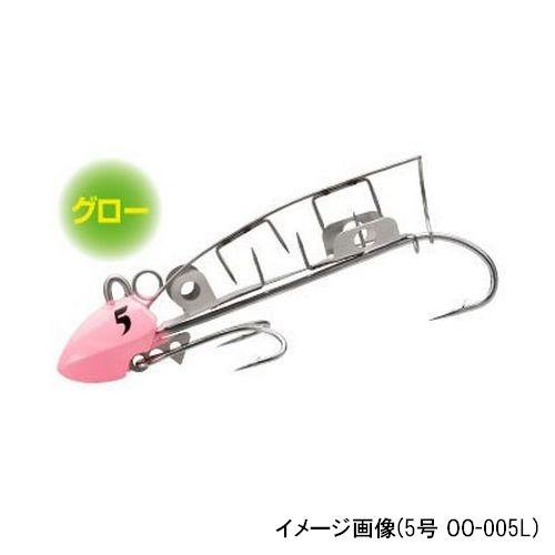 シマノ 太刀魚ゲッター ツイン噛む ５号 ＯＯ−００５Ｌ ０２Ｔ（グローピンク）【ゆうパケット】