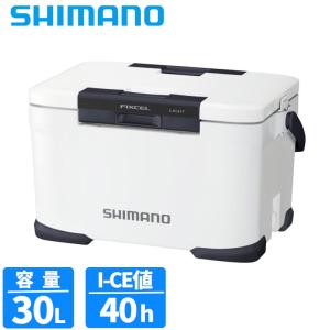シマノ クーラーボックス フィクセル ライト 30L ホワイト NF-430V クーラーボックス【同梱不可】｜point-i