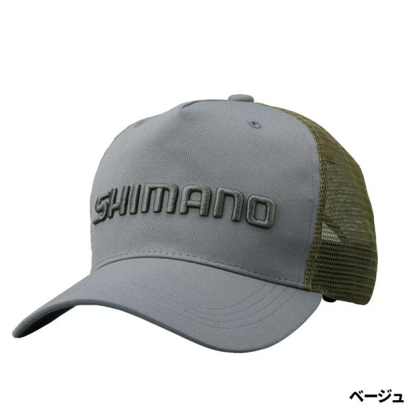 シマノ キャップ スタンダード メッシュキャップ M ベージュ CA-061V