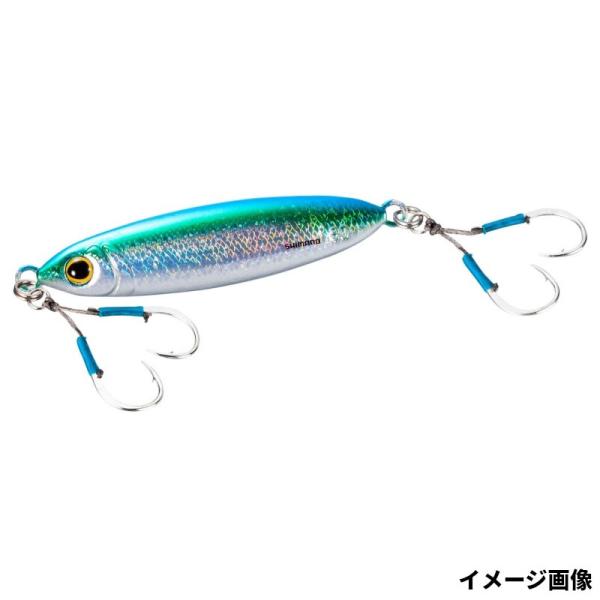 シマノ ジグ オシア フラットライト 80g 008 Sブルーグリーン JU-S08W