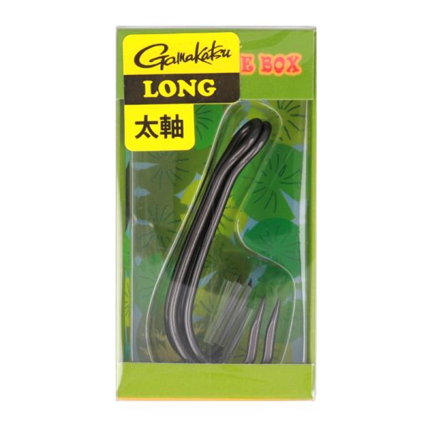 フィネス ルアー ダブルフックセット Gamakatsu Long 太軸 (バーブレスダブルフック・...