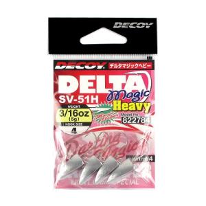 カツイチ デコイ デルタマジック ヘビー SV−51 3／16oz ＃4 シルバー