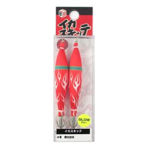 釣研 イカスキッテ 4号 夜光 紫水玉【ゆうパケット】 : 釣具の