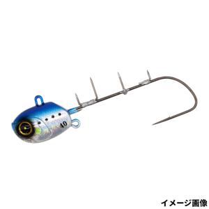 瞬貫船太刀魚テンヤ 誘い速掛フッ素フック 40号 No.4 メタリックイワシ SW415｜point-i