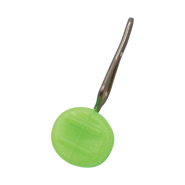 瞬貫カワハギ サクッと交換ビーズ 12個入 1.グリーン夜光 P321【ゆうパケット】