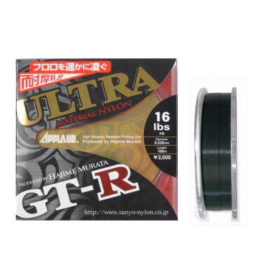 サンヨーナイロン アプロード ＧＴ−Ｒ ウルトラ １００ｍ １６ｌｂ ダークグリーン【ゆうパケット】