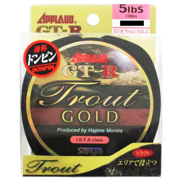サンヨーナイロン GT-R トラウト GOLD 100m 5lbs シャンパンゴールド【ゆうパケット...