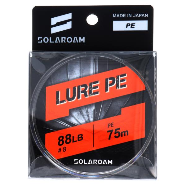 東レ ソラローム ルアーPE 75m 88LB/8G #シルバーグレー【ゆうパケット】