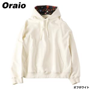 ウェア Oraio(オライオ) プルオーバーパーカー XL オフホワイト｜point-i