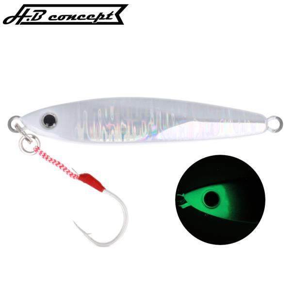 ジグ H.B コンセプト ファルケン R ランダムウォークOS 100g マグマシルバーグロー