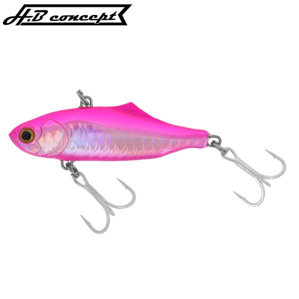ルアー H.B コンセプト ファルケン R ハーフソリッドバイブーα 58 ホロピンクシルバー【ゆう...