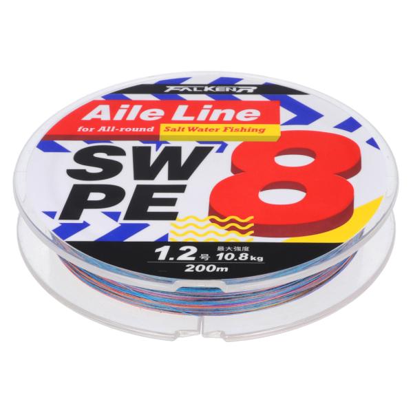 ファルケン R Aile Line 200m 1.2号 5カラー [エールライン SW PE X8]...
