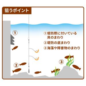 スマイルシップ メバル胴突仕掛け 2本鈎×3セ...の詳細画像1