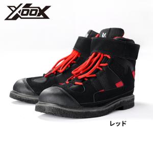 フットウェア XOOX フェルトスパイクシューズ 25.0-25.5cm M レッド｜point-i