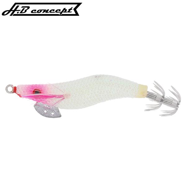 エギ H.B コンセプト チビエギボンバー 1.5号 ホワイトグロー H.B concept【ゆうパ...