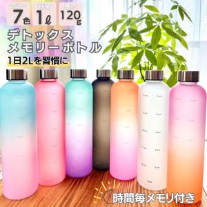 モチベーション ウォーターボトル 水筒 1リットル 1000ml 大容量 おしゃれ 直飲み 軽い おしゃれ 女子 洗いやすい アウトドア 洗う